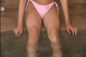 Cute Japanese girl swimsuite