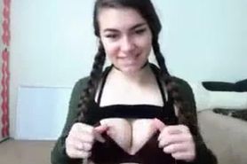 Hot Amateur Teen Shows Pussy &Amp; Boobs On Webcam Pt 1