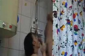 russian bitch from online shower fuck