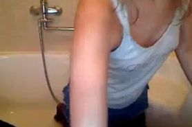 Cristy Plays In The Bathtub On Cam Part 1