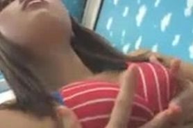 Japanese girls boob rubbing 07