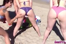 Lovely teens gets their pussy ready for Spring Break