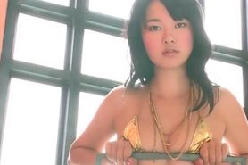 Asian golden bikini softcore