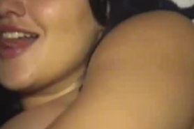 Huge boobs bbw lady toying pussy live