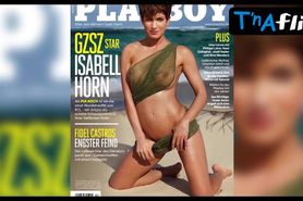 Isabell Horn Breasts,  Thong Scene  in Playboy Magazine Germany