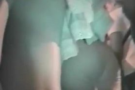Nightcam upskirt video of a rich ass on the night out