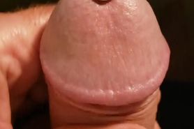Guy masturbating with nail in cock 2