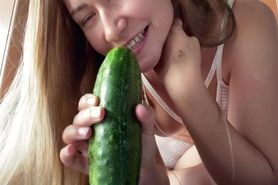 Flirting With A Cucumber. Part One!