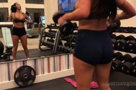 August Taylor fucked in the gym