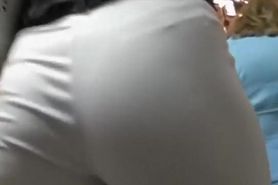 Hot butt in taut panties