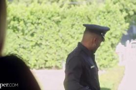 Amber Moore can t resist a man in uniform