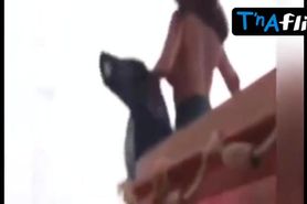 Poonam Pandey Butt,  Breasts Scene  in Troublemaker On The Beach