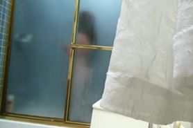 Typ bespannt seine haarige Stiefschwester in der Dusche!
