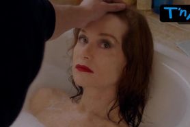Isabelle Huppert Sexy Scene  in Eva 2015