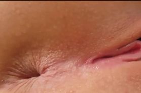 Girl Shows Holes Close Up - Nikki Anderson