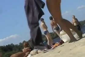 Nice beach video of some hot babes filmed by me