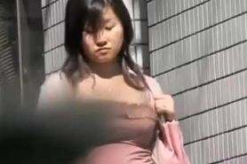 Raunchy boob sharking video on the streets of Japan