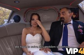 Vip4k. bride permits husband to watch her having ass scored in limo