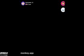 rubbing pussy & hot moaning on monkey app