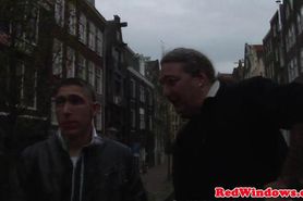 Dutch prostitute pussylicked in Amsterdam