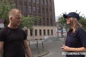 German Policewoman Fucked Doggystyle - Part1