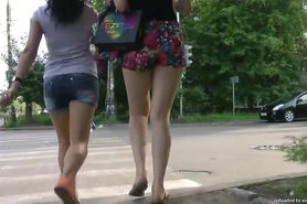 Sexy Street Ass in Shorts from Russia