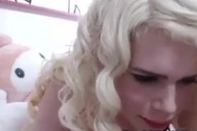 Spirited Blonde Tranny Prostitute