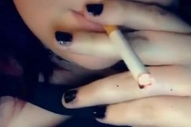 A casual late night smoke. (Smoking fetish)