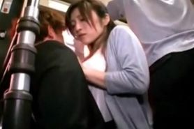 Asian JAV porn with girl banged in bus
