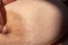 Close up nipple play