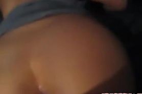 Hot asian ass filled with my rigid dick