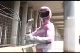slim japanese pink ranger in bdsm