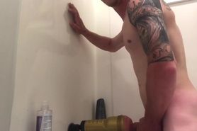Fucking my flesh light in the bathtub