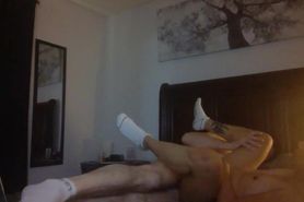Getting Fucked By My Buddy's Huge Cock!