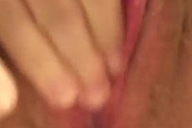 Closeup Natural Hair Soaking Wet Pussy Orgasm with Contractions