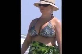 candid milf sexy beach spy 27 big jiggly boobs