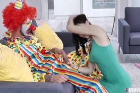 Alana Cruise In Horny Milf Clown Cock Down