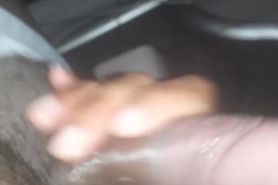 My First, But Not My Last! Really Wet Fat Black Dick Masturbating Until The Nutty Cum Comes Allover!