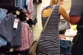 Girl In Striped Dress