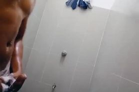 Jerking while taking a bath