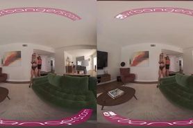 VR Bangers Sexy threesome with hot teens Luna And Scarlett VR Porn