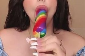 Momokun Porn – Lollipop Naked Pussy Video Leaked