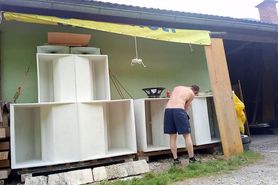 working on the soundsystem