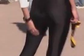 I wanna approach this candid ass in black pants closer 05zk