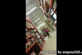 Big booty in Home Depot