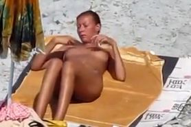Amateur Blowjob at the Nudist Beach