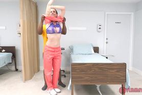 Naughty Nurse Reduces The Swelling