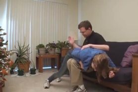 father & daughter spanking