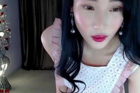 Korean model masturbates on webcam