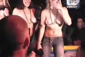 Girls Flashing At Club In San Diego 2003